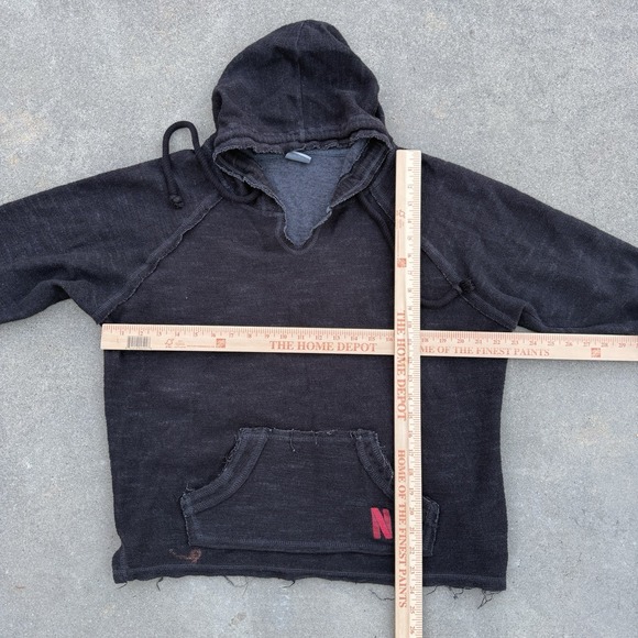 Marvel Iron Fist Dragon Hoodie Mens M Black Y2K Grunge Gothic NETFLIX EXCLUSIVE - Picture 3 of 13